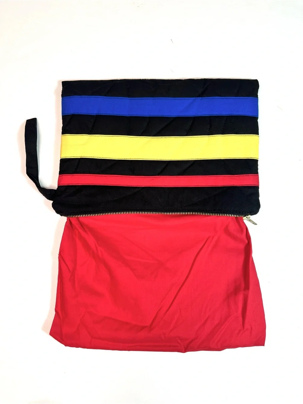 Justus Bends Goods Quilted Pouch Striped